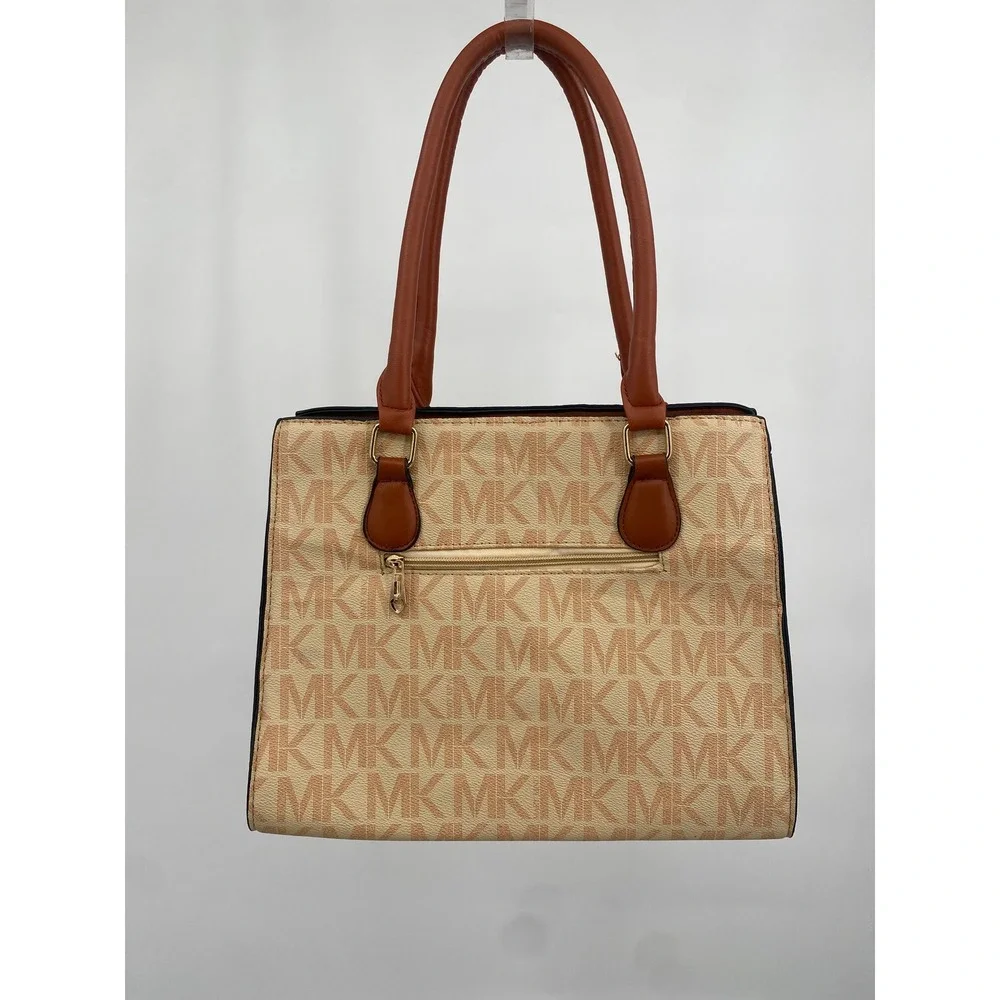 Women's‎ Mary King Monogram Satchel Bag Bow Detail Top Handle Purse
